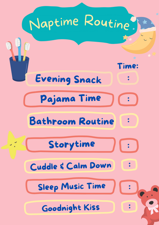 FREE Printable Naptime Schedule Planner